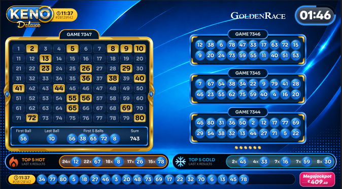 Keno Deluxe Preview